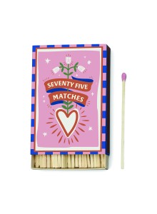 Кибрит Падивакс - кибритени клечки A Dopo в кутия - Сърца, розови